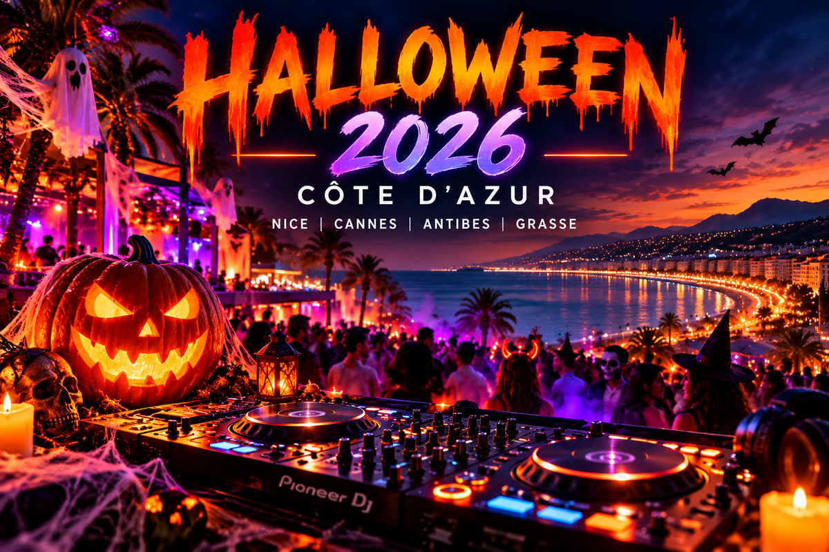 Halloween 2026 sur la Côte d'Azur : les soirées à ne pas manquer dans les Alpes-Maritimes