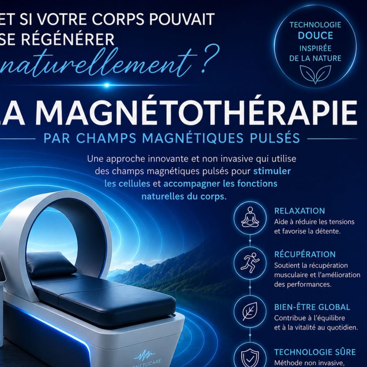 Venez tester la magnétothérapie par champs magnétiques pulsés