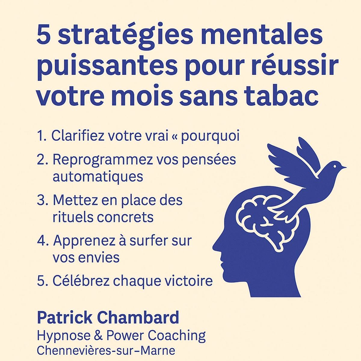 🧠 5 stratégies mentales puissantes pour réussir votre mois sans tabac
