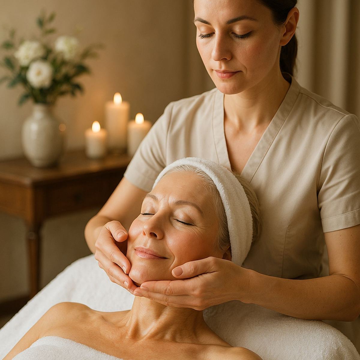 Redécouvrez l’Éclat de Votre Peau avec le Massage Visage Anti Âge à l’Institut Anthiope