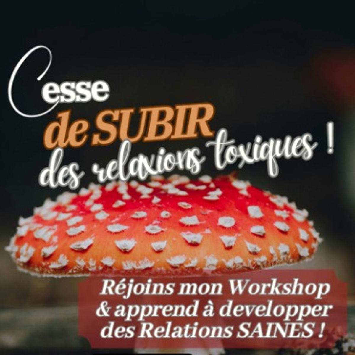 Nouvel Atelier en Visio sur les Relations TOXIQUES !