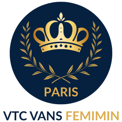 Logo VTC TAXI FEMININ PARIS VANS