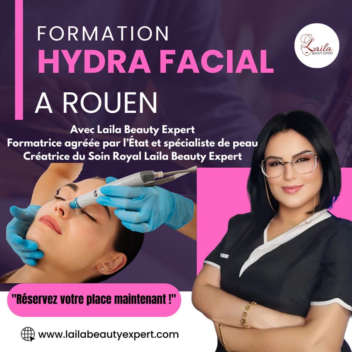 "Formation Hydrafacial à Rouen avec Laila Beauty Expert