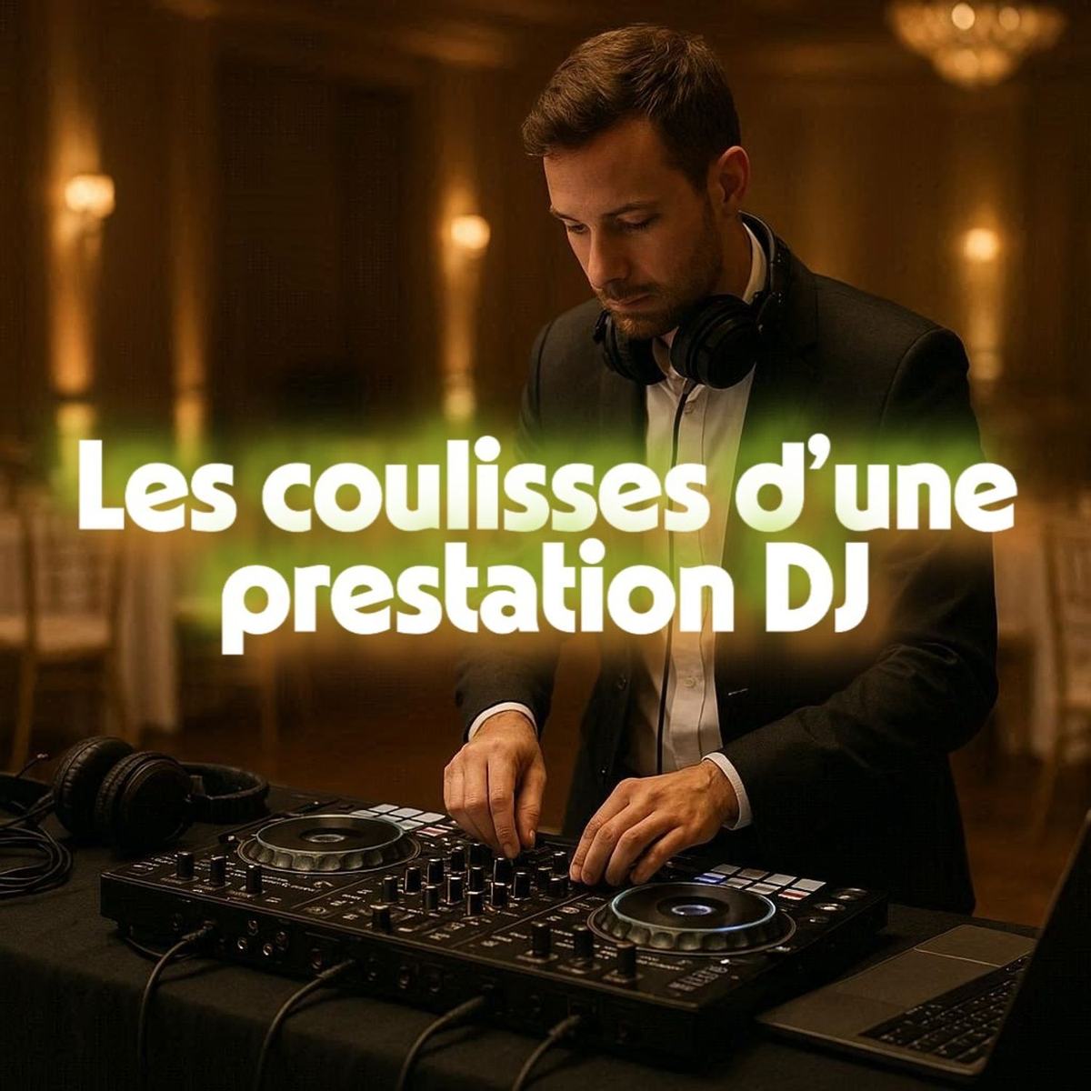 🎛️ Les coulisses d’une prestation DJ : de la préparation au dernier morceau