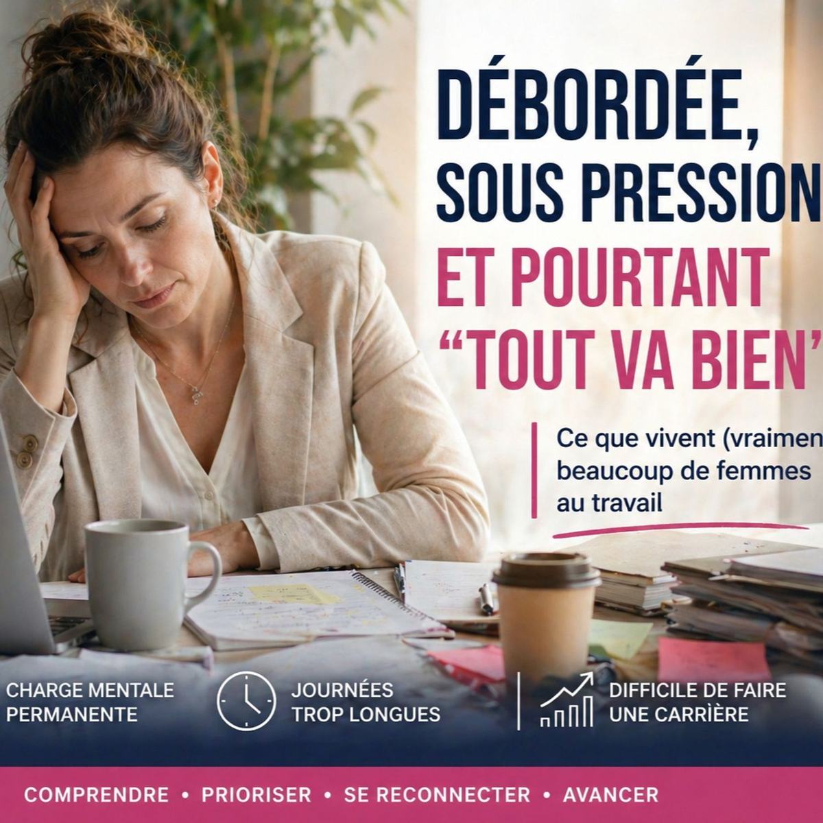 Débordée, sous pression… et pourtant “tout va bien”