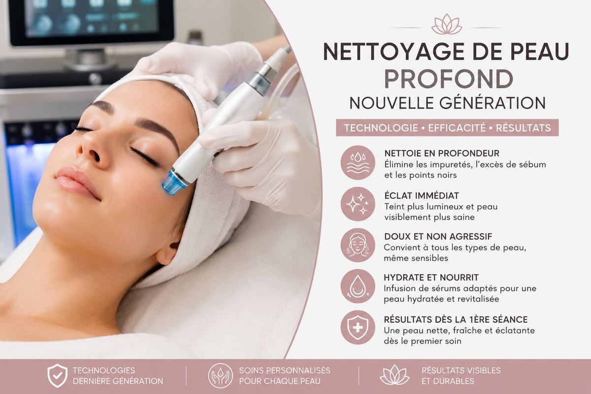 Nettoyage de peau profond à Rouen : pourquoi les nouvelles technologies donnent de meilleurs résultats qu’un soin classique ?