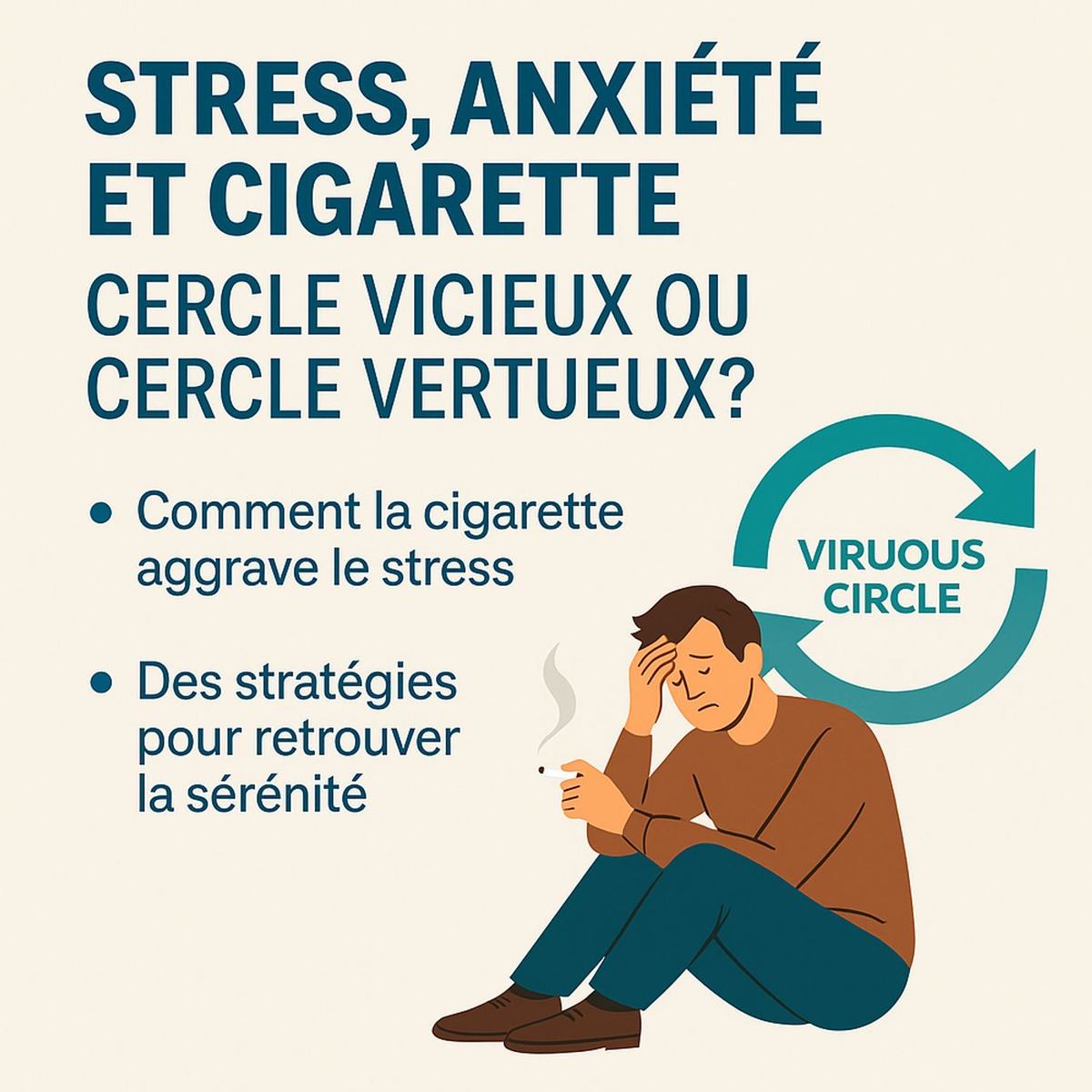 Stress, anxiété et cigarette : cercle vicieux ou cercle vertueux ? – Chennevières-sur-Marne, Val-de-Marne, visio France & monde francophone