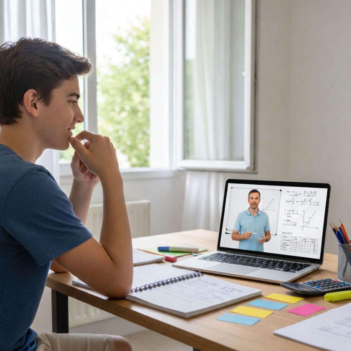 Stage de maths pendant les vacances scolaires en visio pour progresser et reprendre confiance