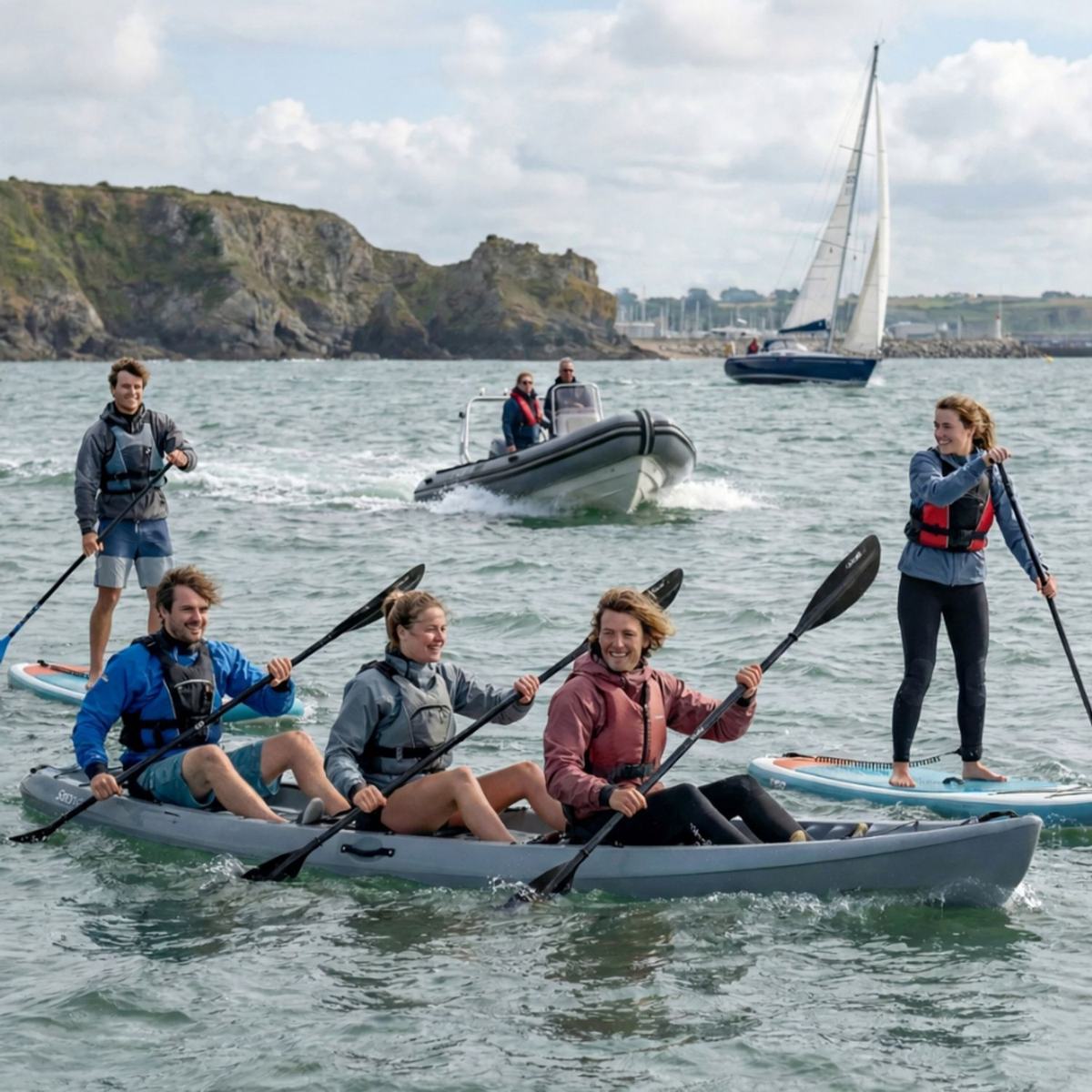 Journée multi-activités nautiques à Granville : vivez une évasion iodée entre mer et sensations