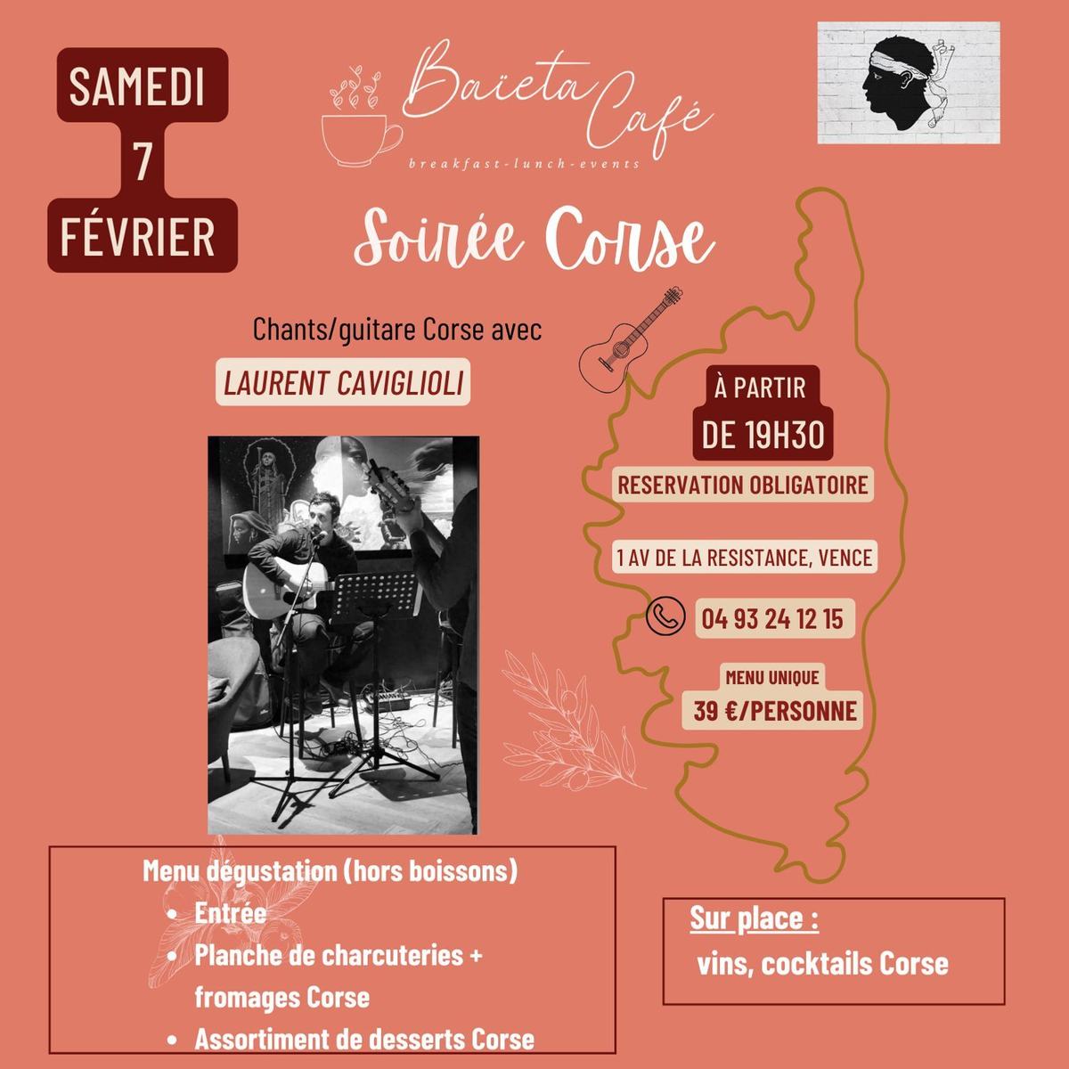 La prochaine soirée de Février: Soirée Corse
