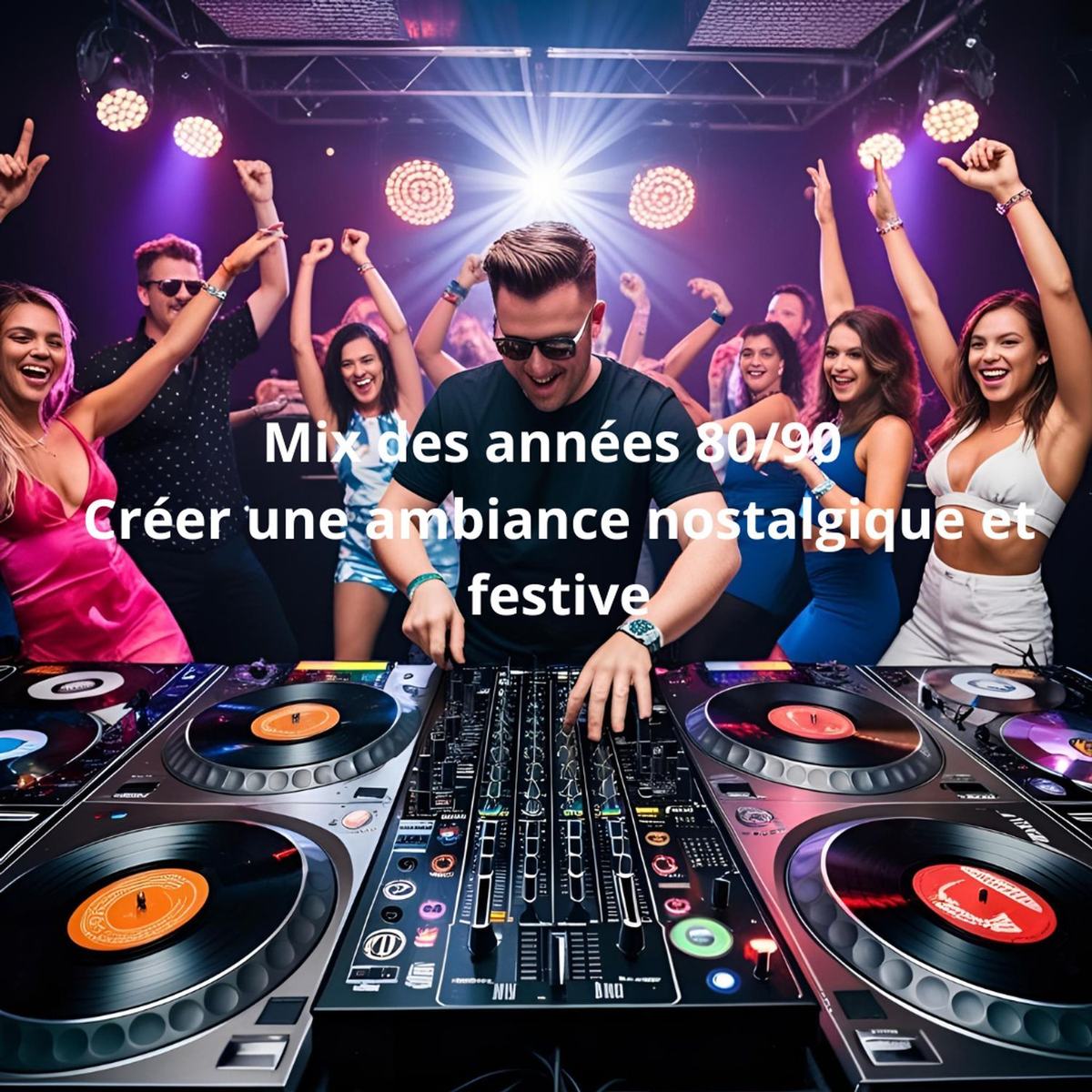 Mix des années 80/90 :  Créer une ambiance nostalgique et festive