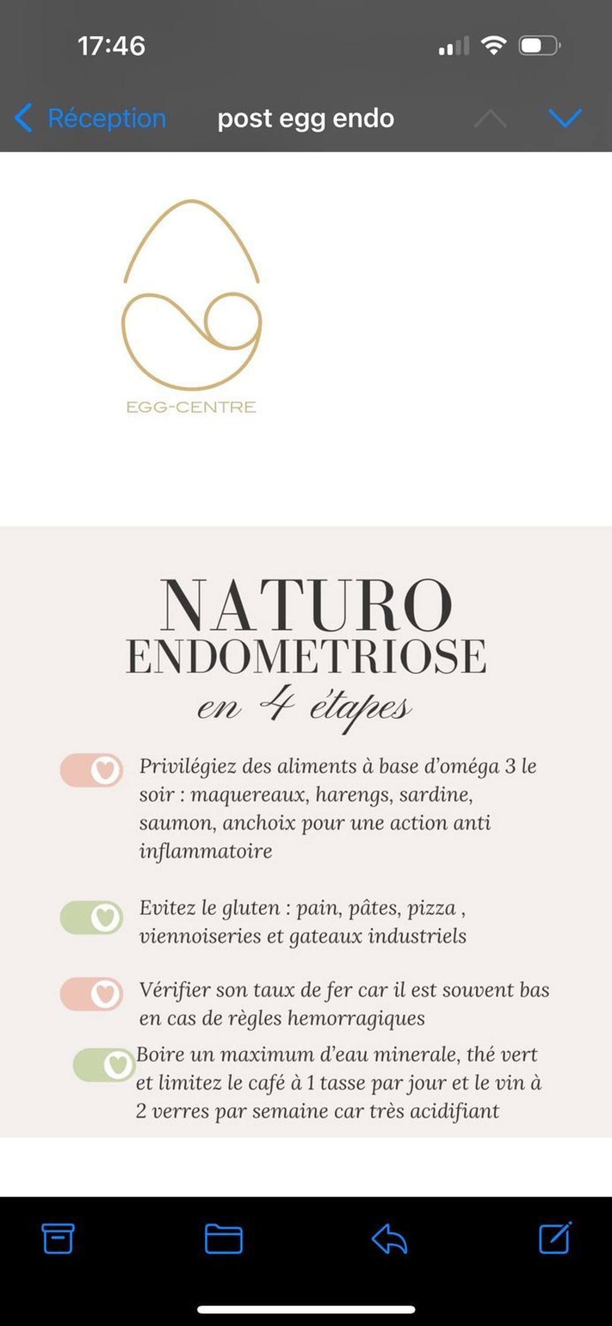 Naturopathie endométriose