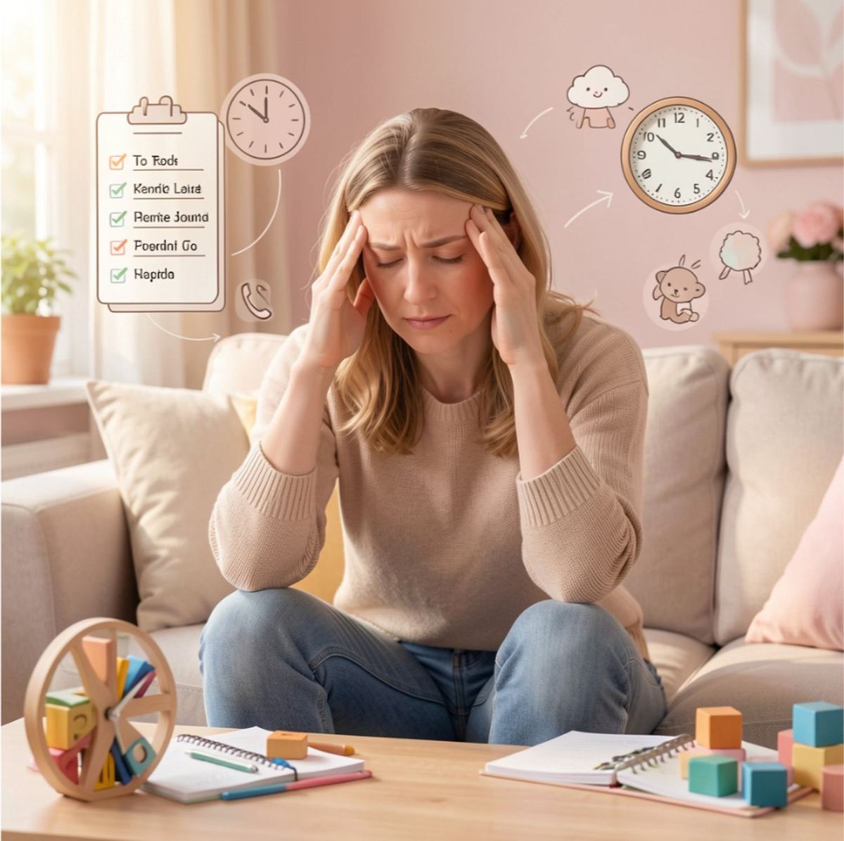 Stress et charge mentale chez les mamans Meximieux : comprendre la fatigue mentale du quotidien