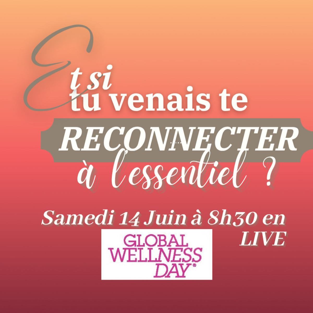 LIVE Atelier Sophro – Journée mondiale du bien-être (Samedi 14 juin à 8h30)