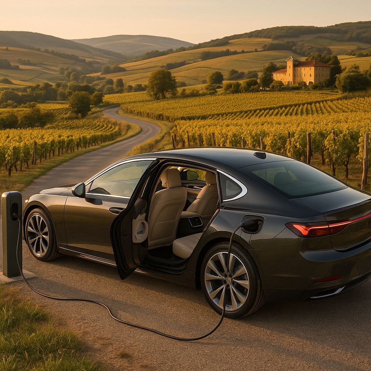 Chauffeur privé électrique Beaujolais, confort et écologie
