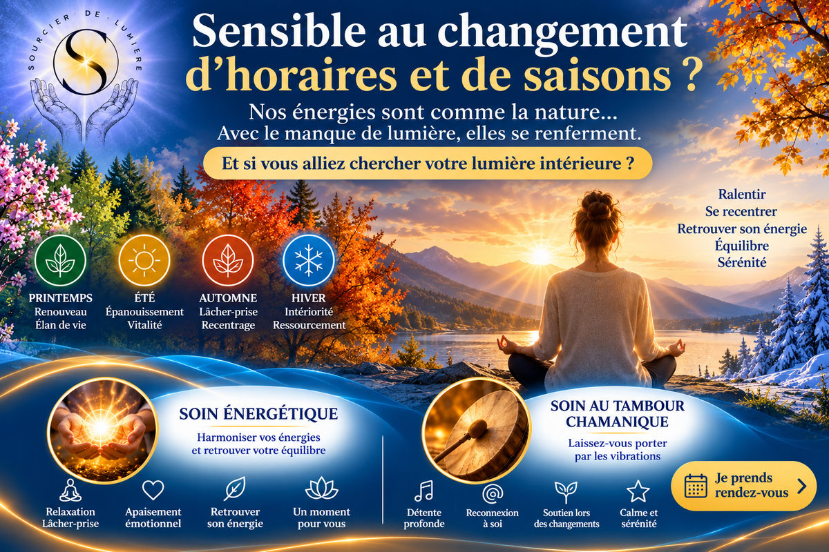 Soin énergétique et changement de saison : retrouvez votre énergie