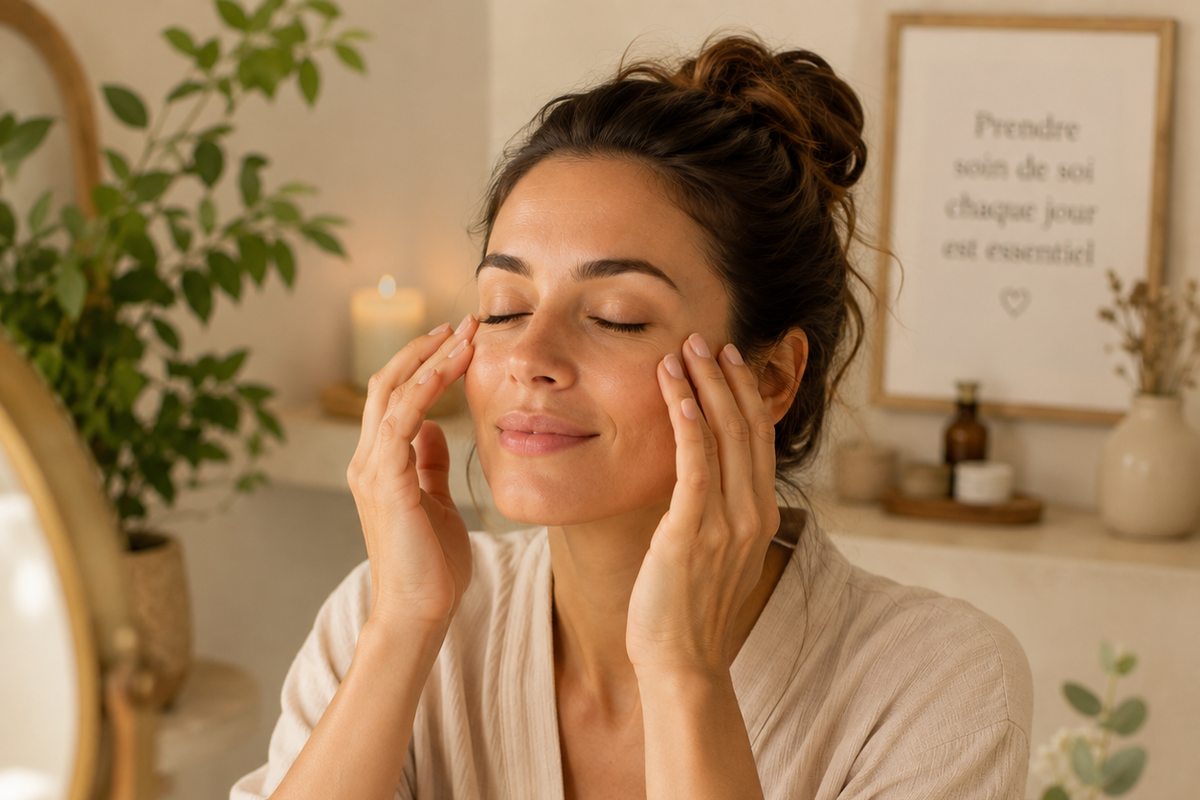 Auto-massage du visage : 5 minutes pour s'accorder une pause bien-être