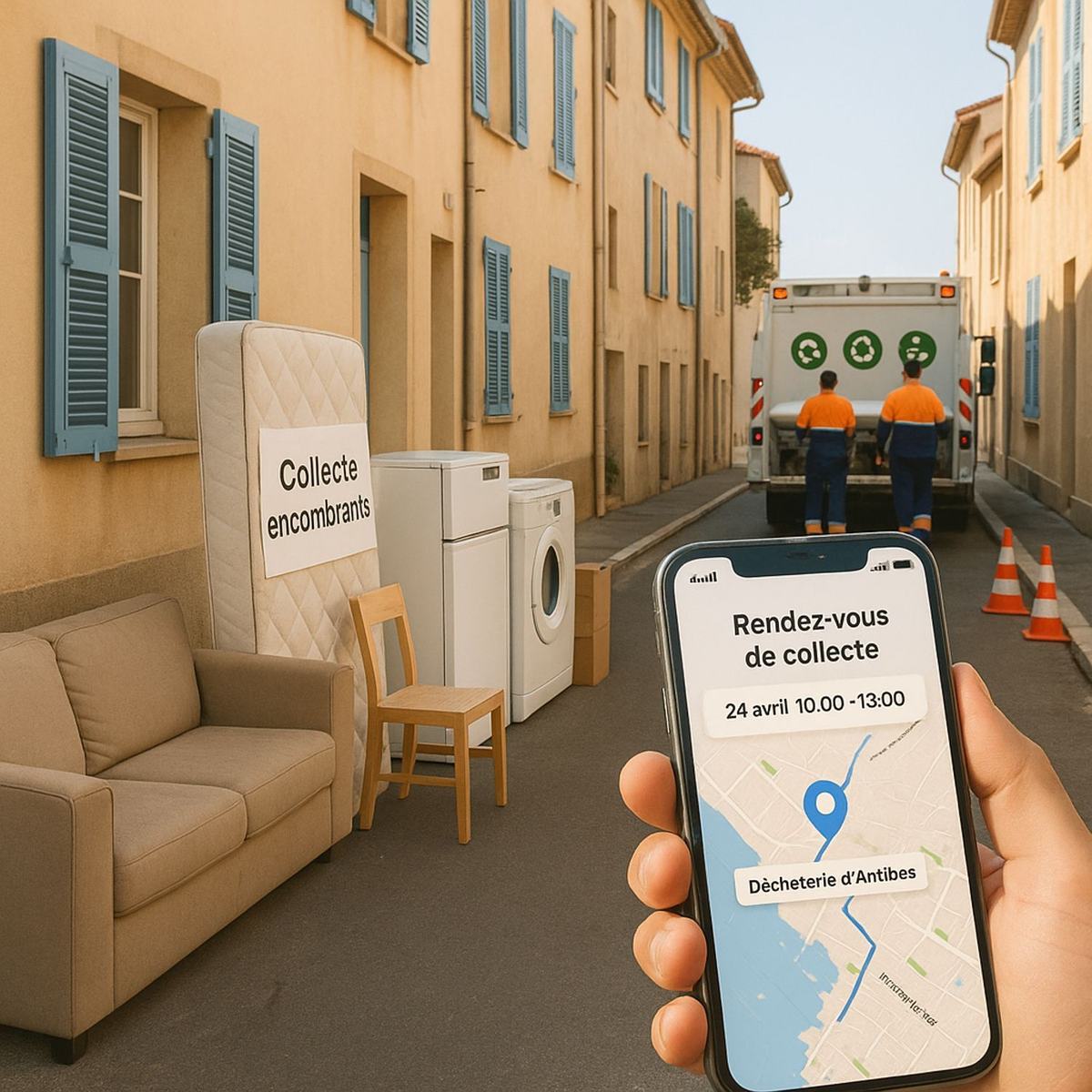 Encombrant Antibes : comment organiser la collecte et le dépôt en toute simplicité
