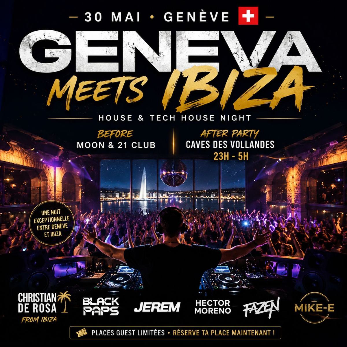 Retour sur une nuit électro entre Genève et Ibiza