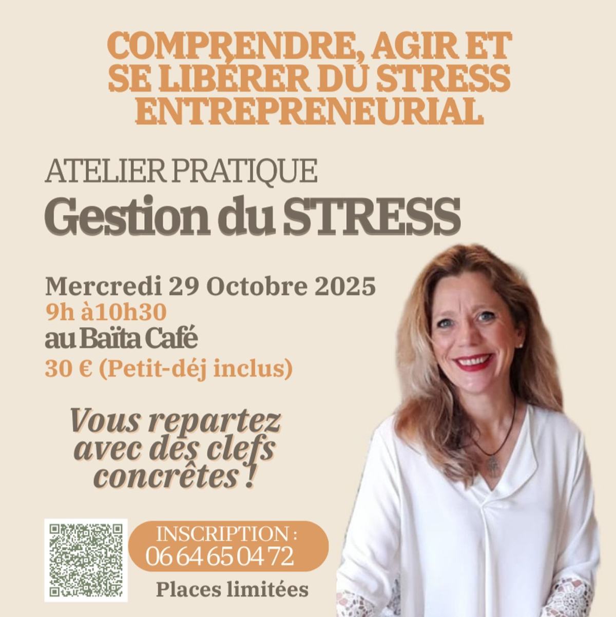 Atelier Gestion du Stress pour Entrepreneurs – 29 octobre