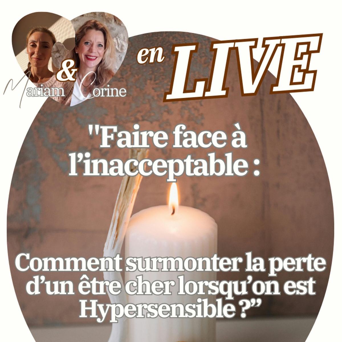 LIVE INSTAGRAM  sur le DEUIL le 29 octobre 24 !