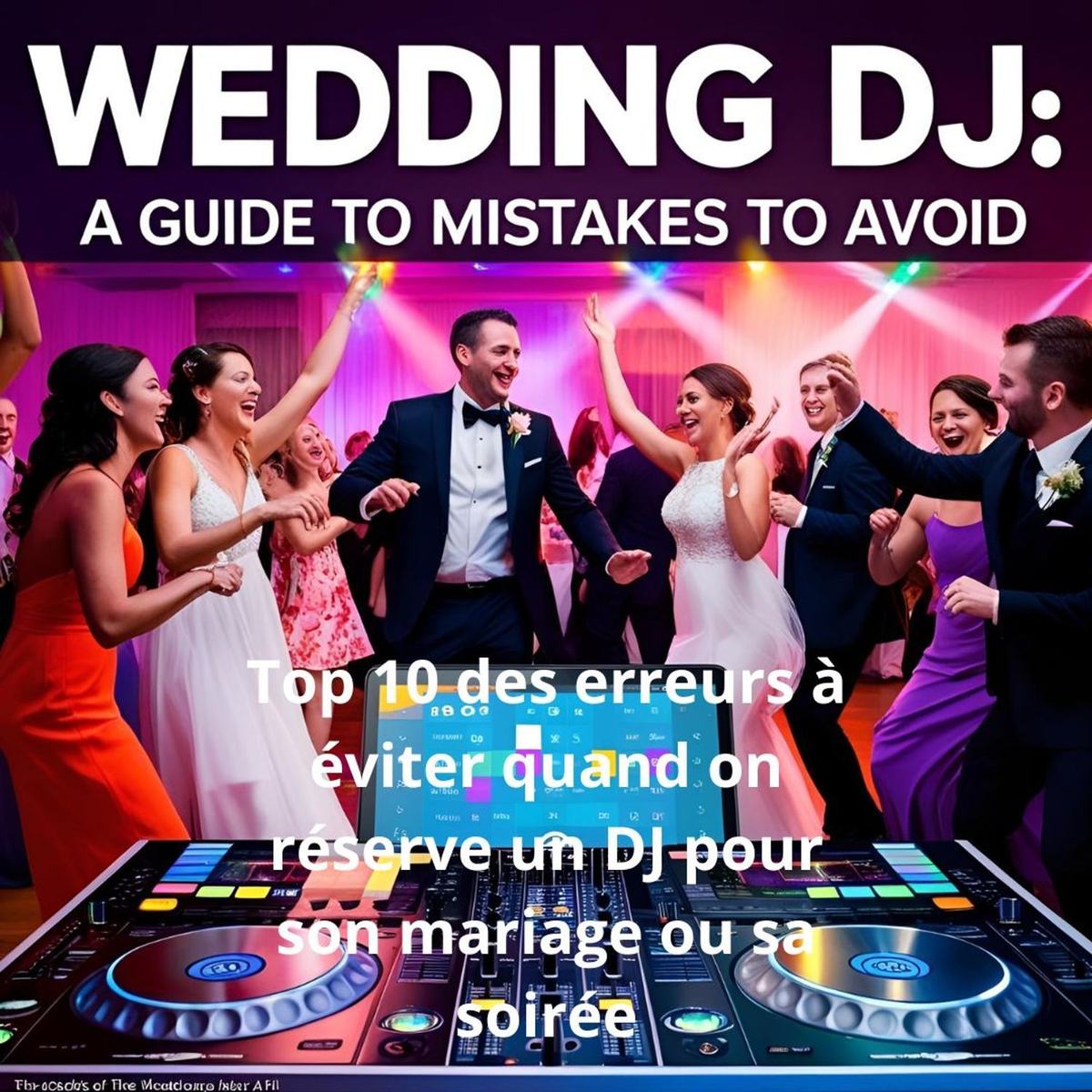 Top 10 des erreurs à éviter quand on réserve un DJ pour son mariage ou sa soirée