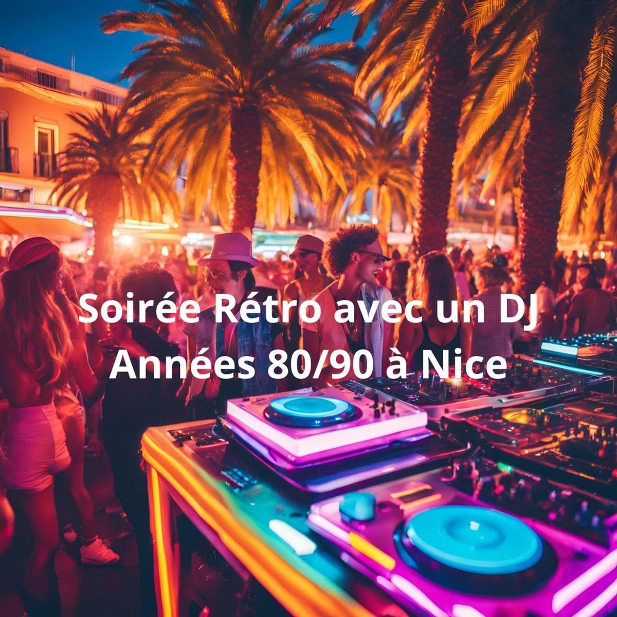 Organiser une Soirée Rétro avec un DJ Années 80/90 à Nice