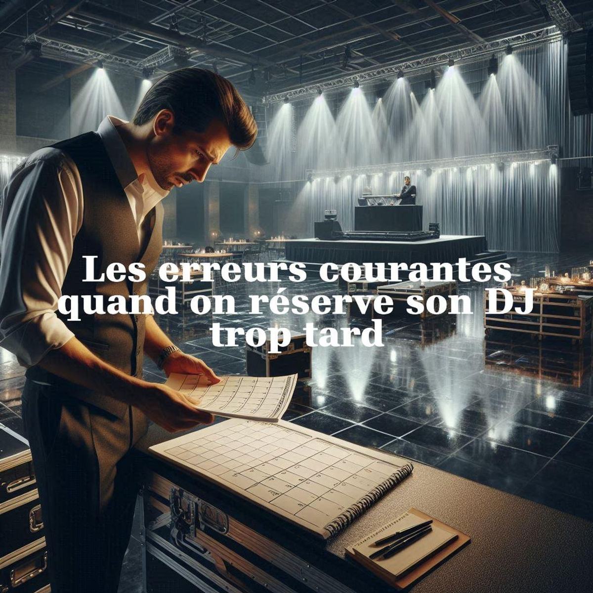 ❌ Les erreurs courantes quand on réserve son DJ trop tard