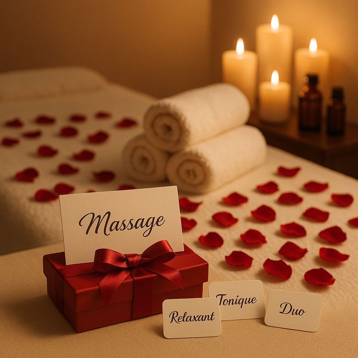 Offre Saint-Valentin massage : offrez le cadeau parfait et choisissez la formule qui lui ressemble