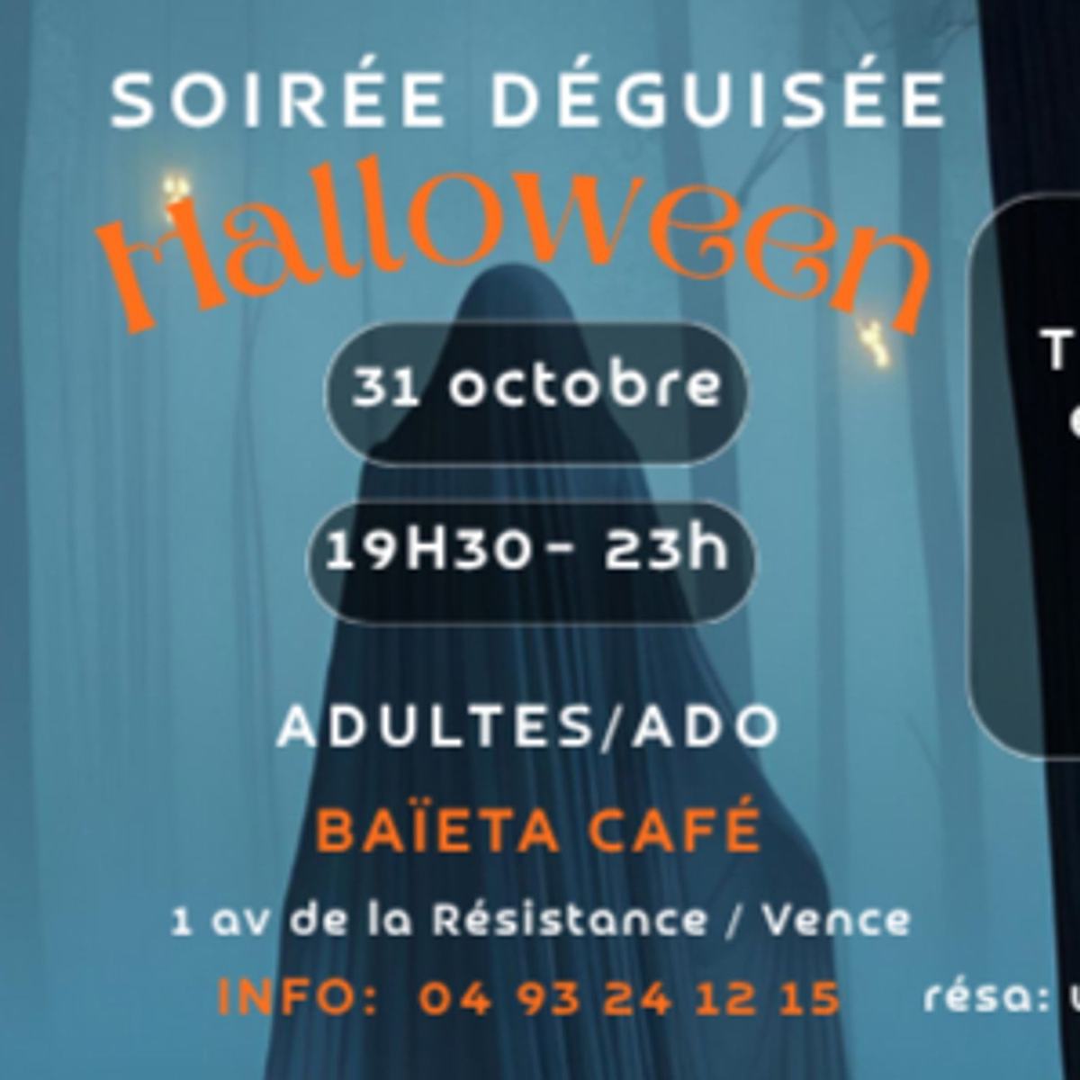 Soirée d'Halloween vendredi 31 décembre 2025