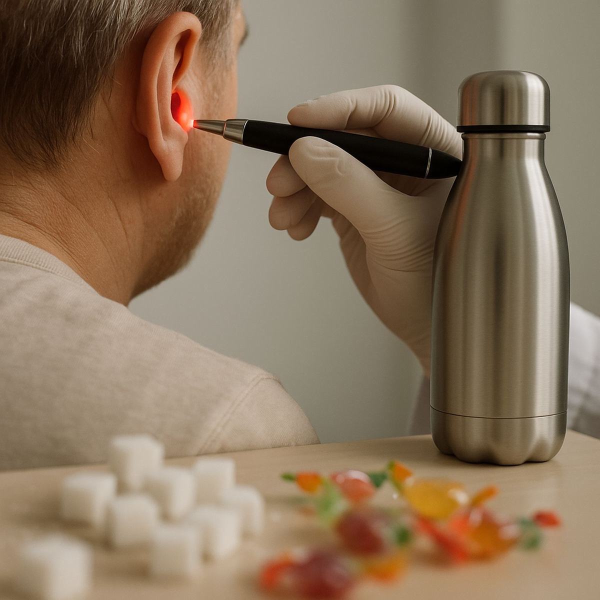 Comment arrêter le sucre quand on est accro grâce au laser auriculaire