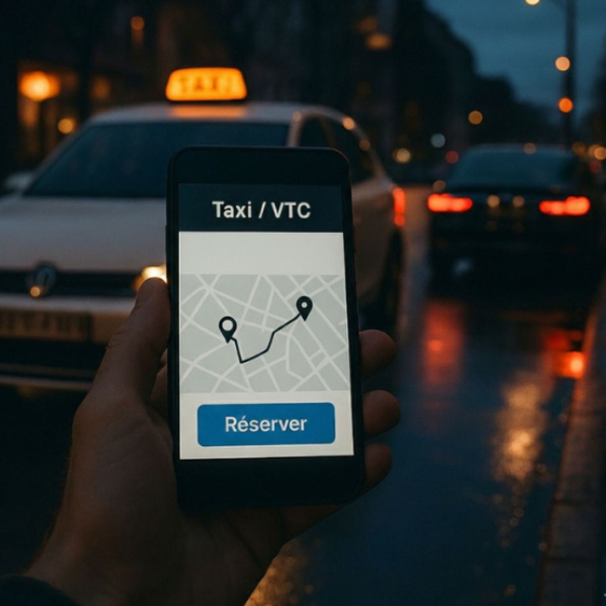 Numéro taxi et VTC avec réservation en ligne pour vos déplacements