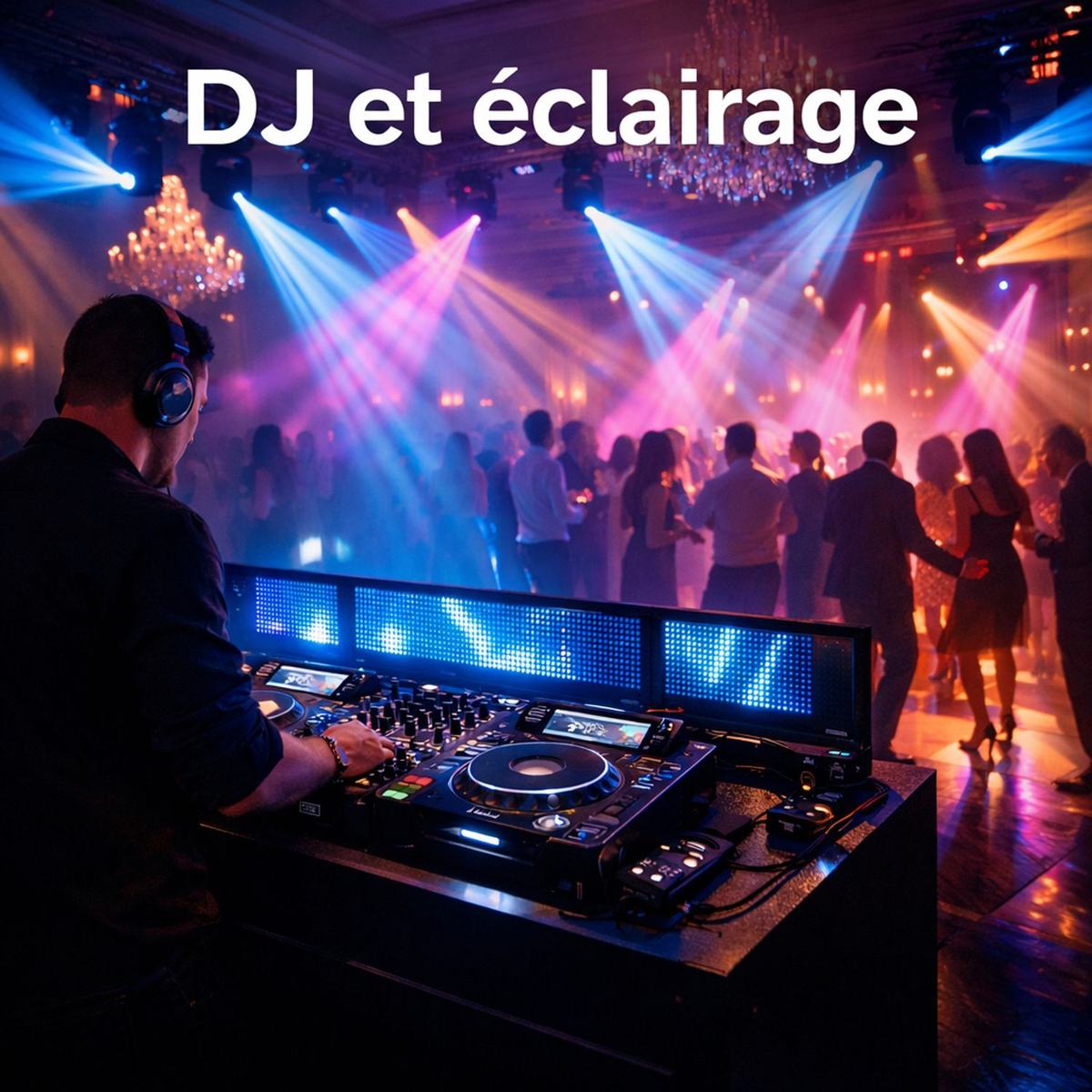 DJ et éclairage : comment les jeux de lumière transforment une soirée