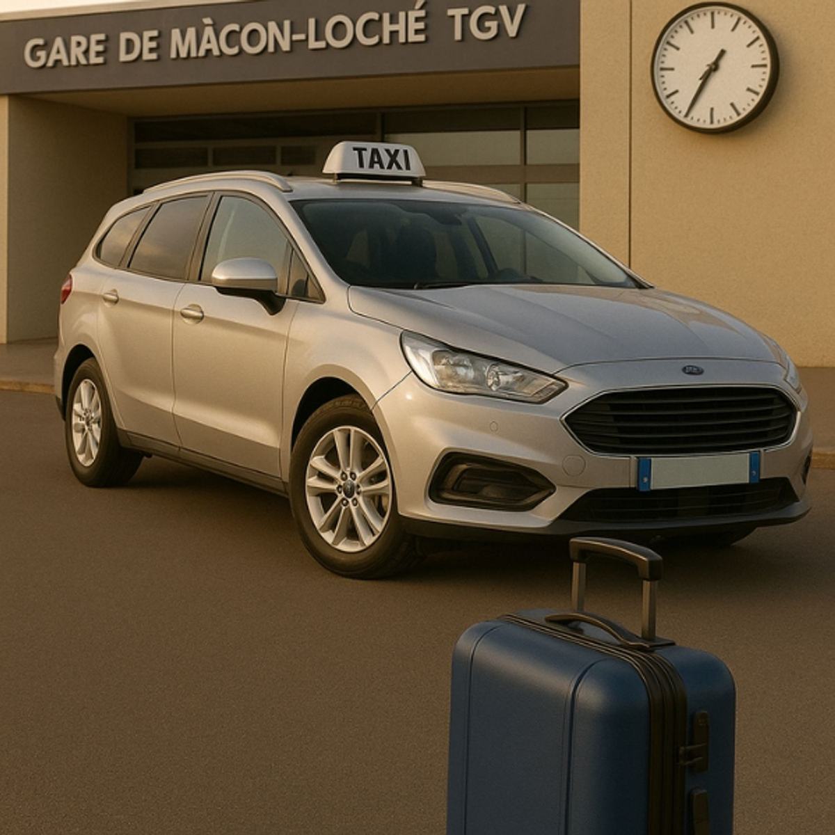 Taxi Destination Gare Mâcon-Loché : réservez en ligne un trajet ponctuel