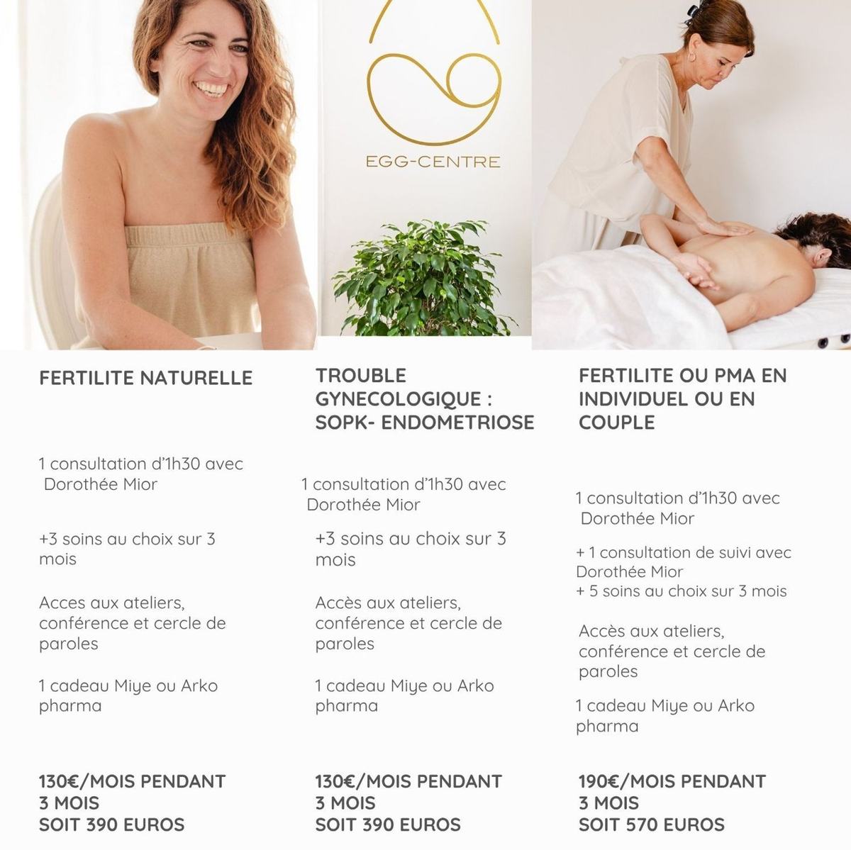 Parcours de soins fertilité naturelle - soutien PMA et gestion naturelle de son endométriose ou son SOPK