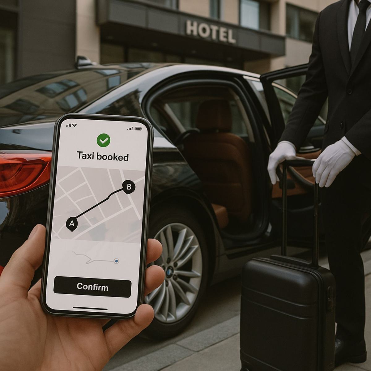 Mise à disposition berline avec chauffeur, votre service Taxi et VTC à réserver en ligne
