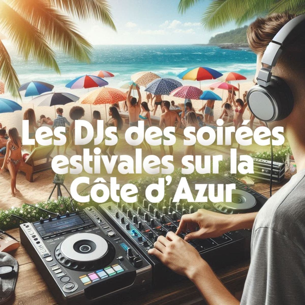 🎶 Les DJs des soirées estivales sur la Côte d’Azur : entre ambiance sur-mesure et rythmes ensoleillés
