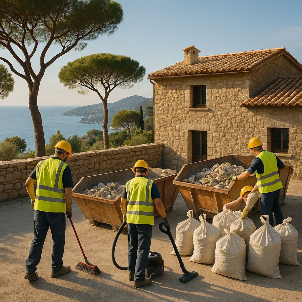 Débarras fin de chantier dans les Alpes-Maritimes, faites place nette après vos travaux