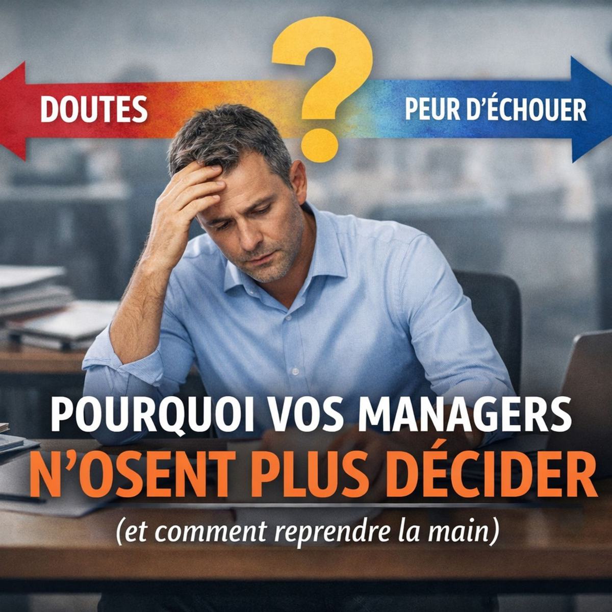 Pourquoi vos managers n’osent plus décider (et comment reprendre la main)