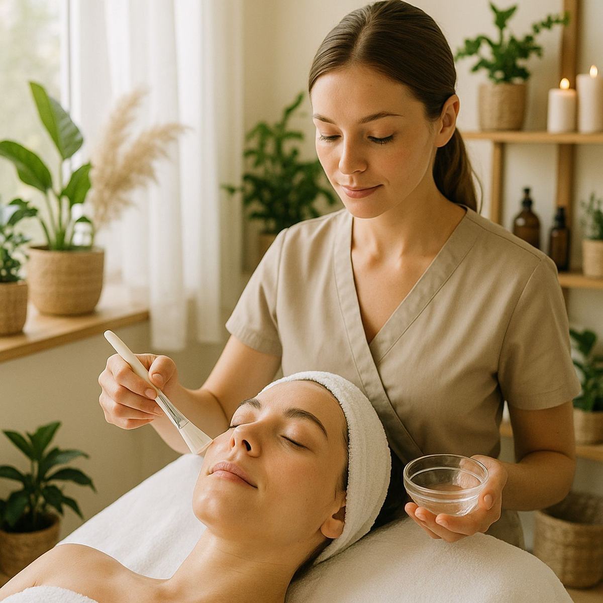 Peeling doux visage à Aléria : révélez l’éclat naturel de votre peau dans un espace bien-être