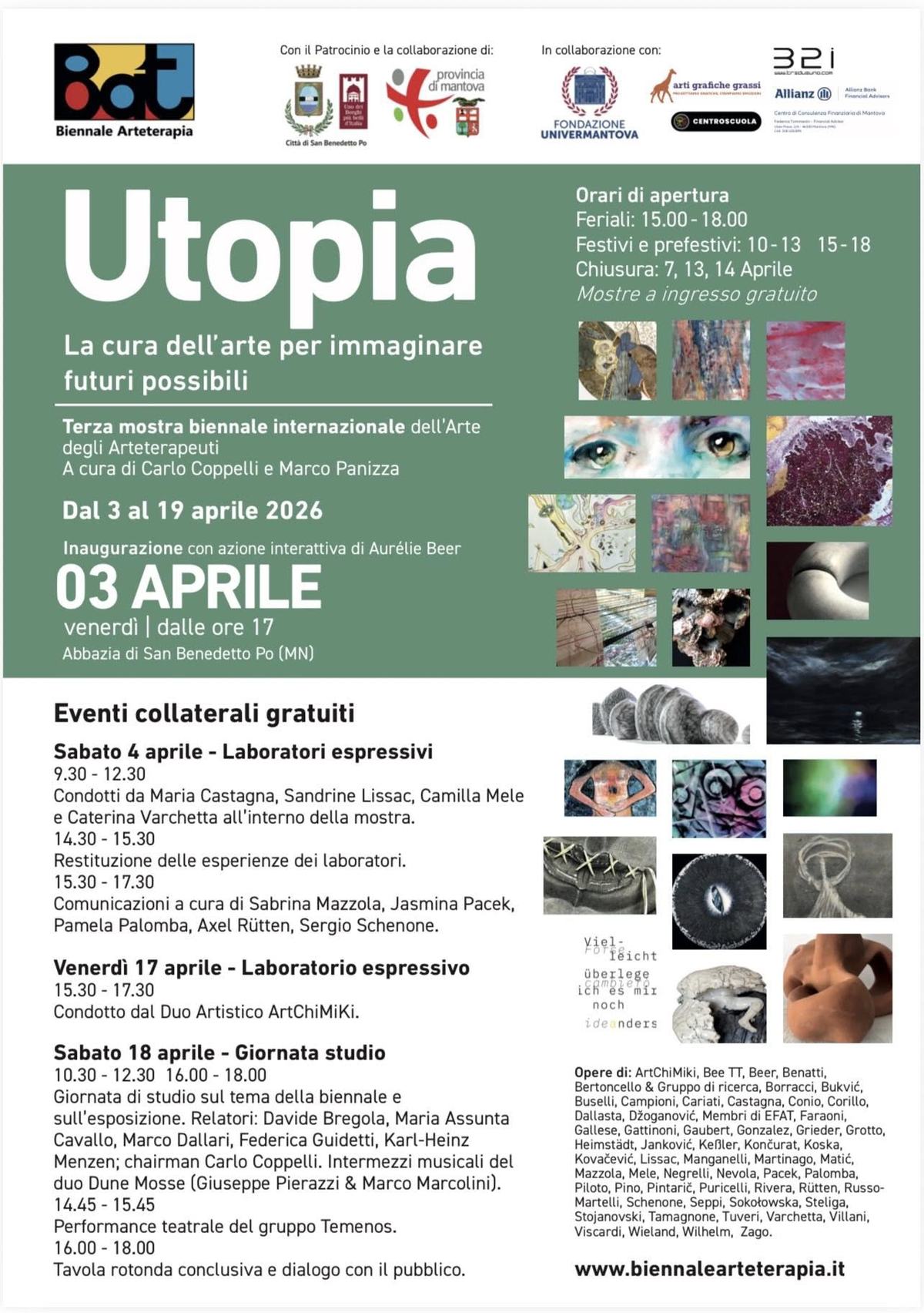 3ème Biennale d'Art Thérapeute/ Utopie- Italie
