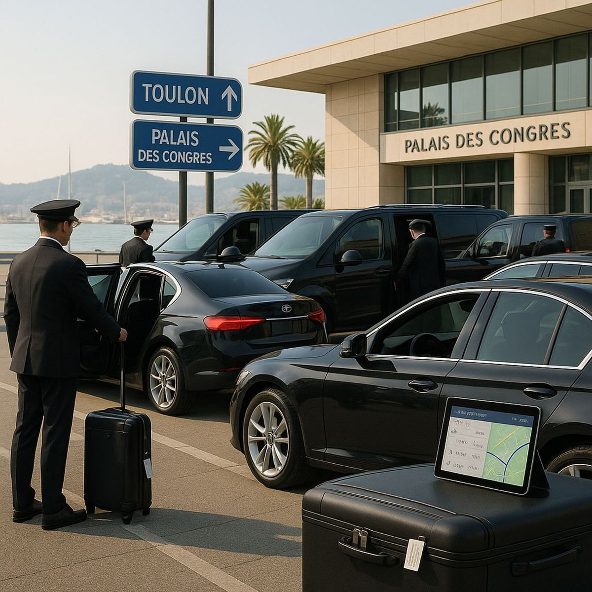 Transport pour événement professionnel à Toulon : services sur mesure pour une logistique fluide et ponctuelle