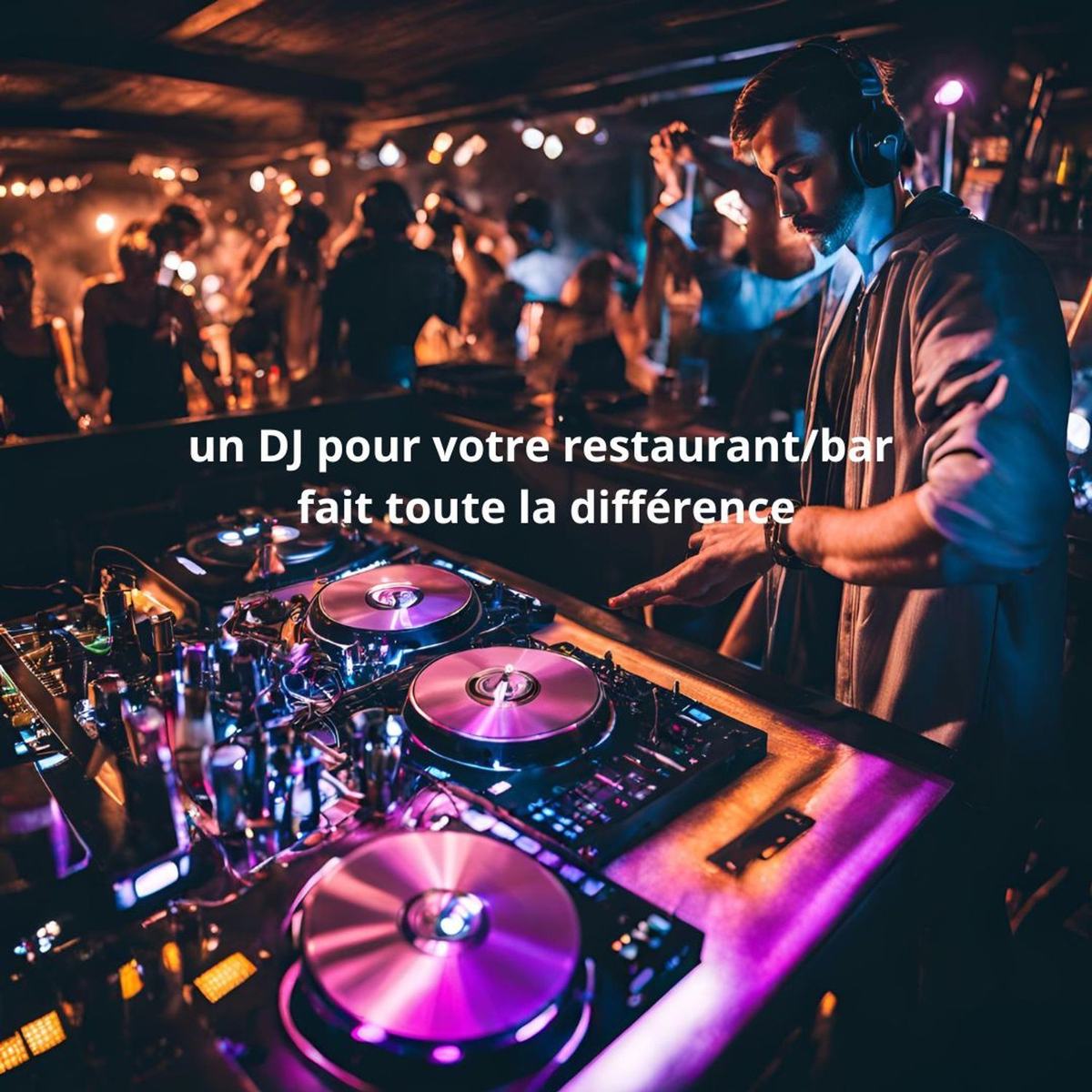Pourquoi engager un DJ pour votre restaurant/bar fait toute la différence