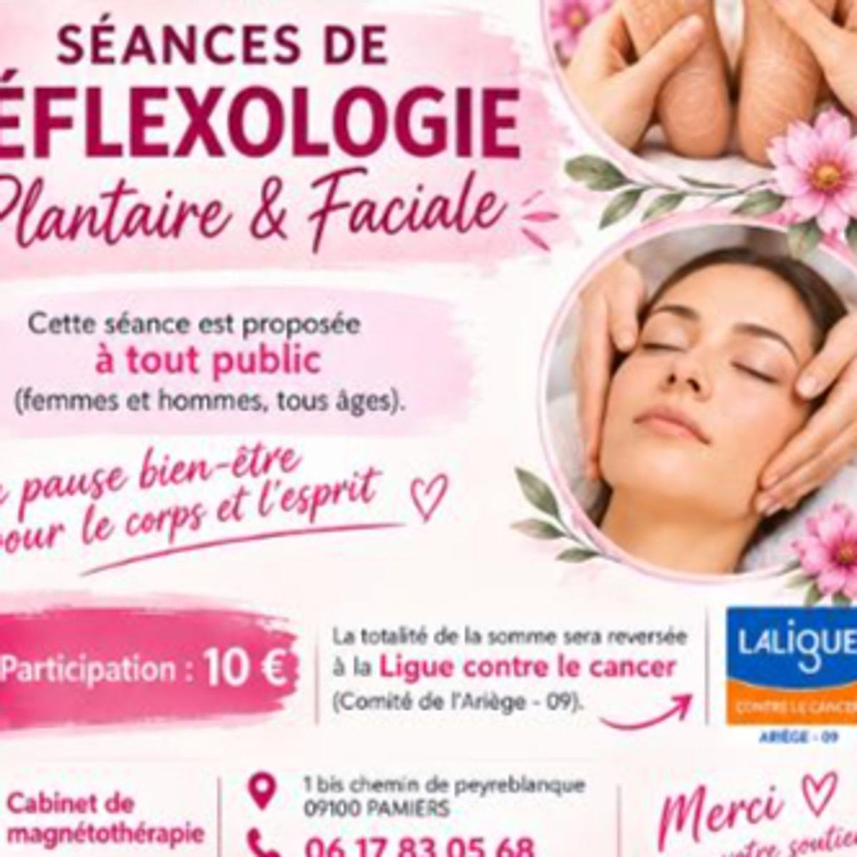 Soutenons ensemble la ligue Ariège pour le cancer