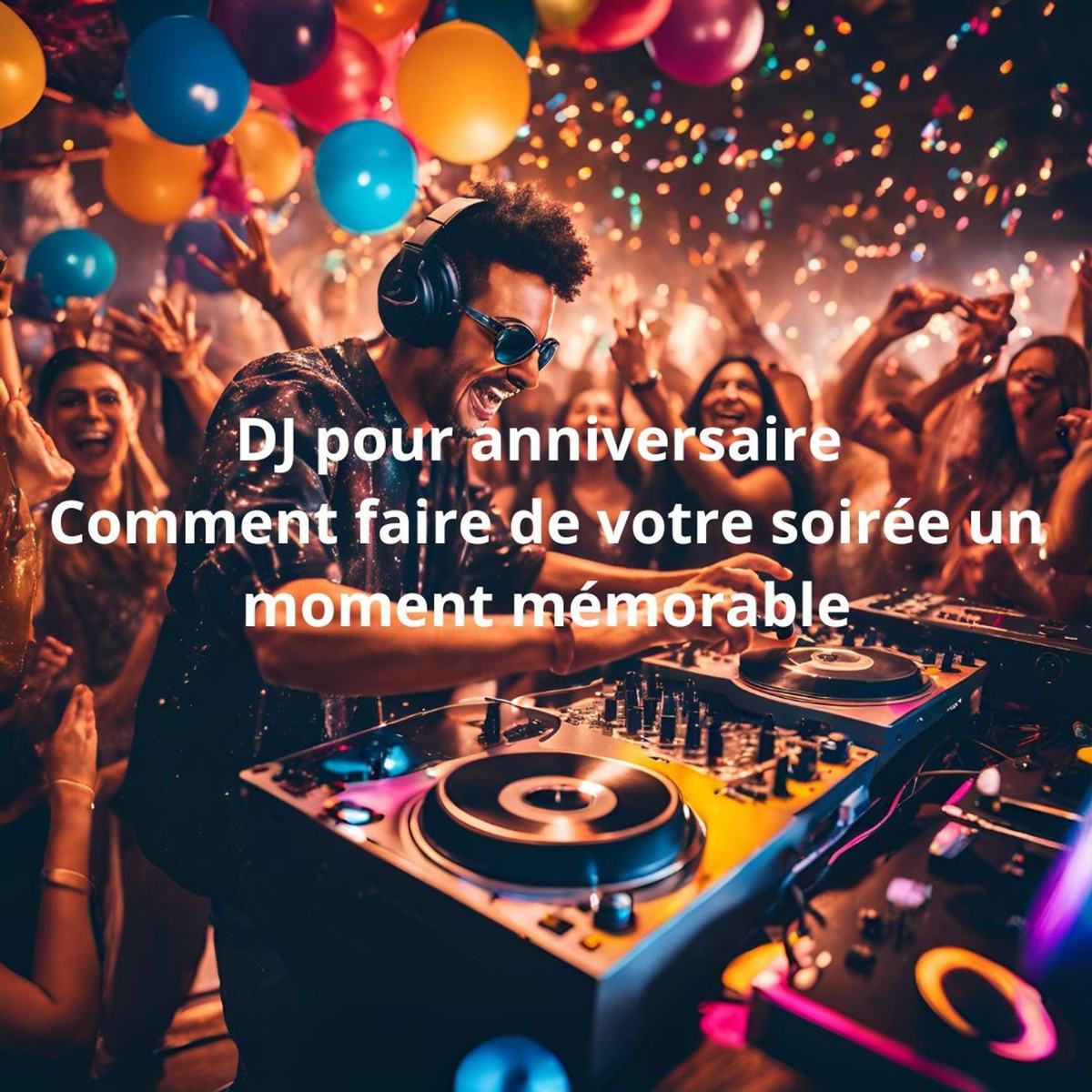 DJ pour anniversaire : Faites de votre soirée un moment inoubliable