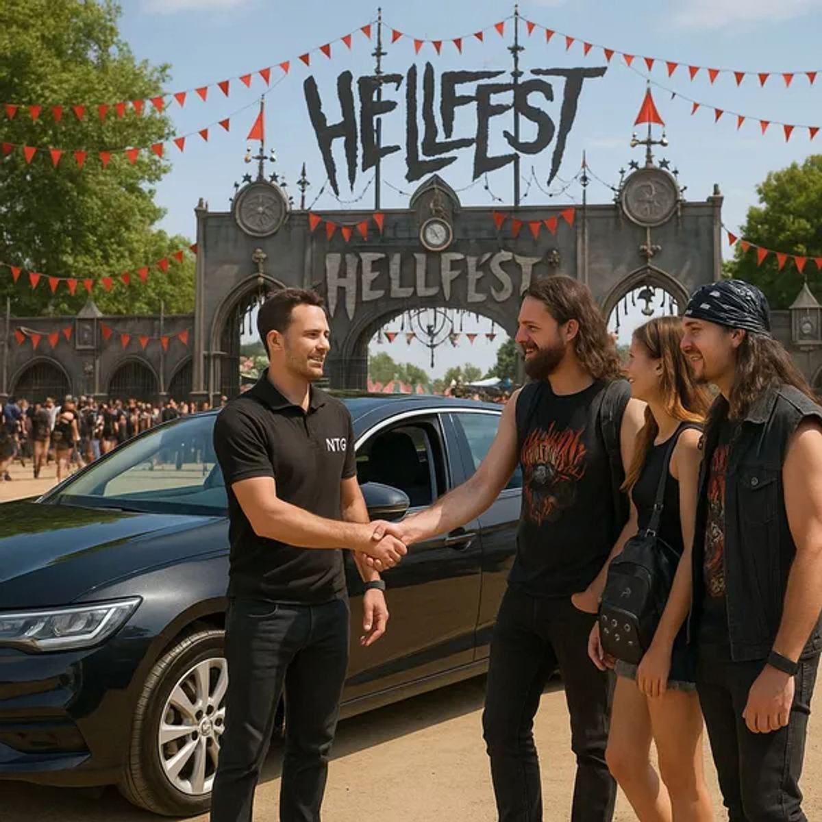 VTC Hellfest 2026 Clisson : Chauffeur Privé depuis Nantes, Aéroport & Toute la Loire-Atlantique