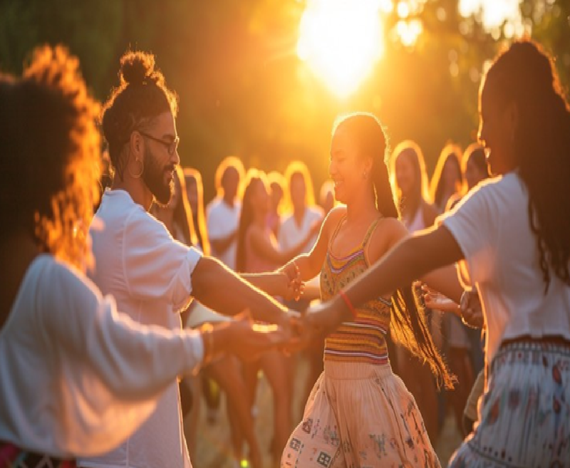 Le mouvement collectif synchronisé libère ce que la solitude ne peut pas réguler. La Biodanza SIB se vit en groupe.
