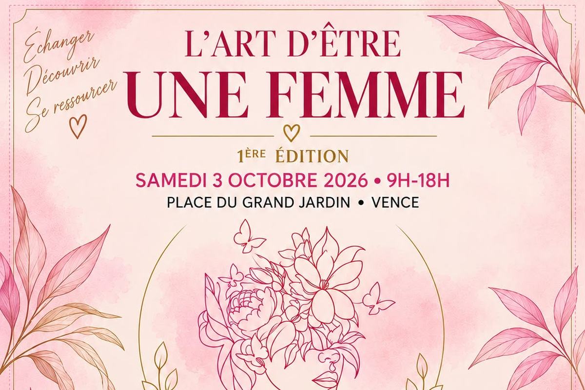 Journée L'art d'être une femme à Vence le 3 octobre 2026