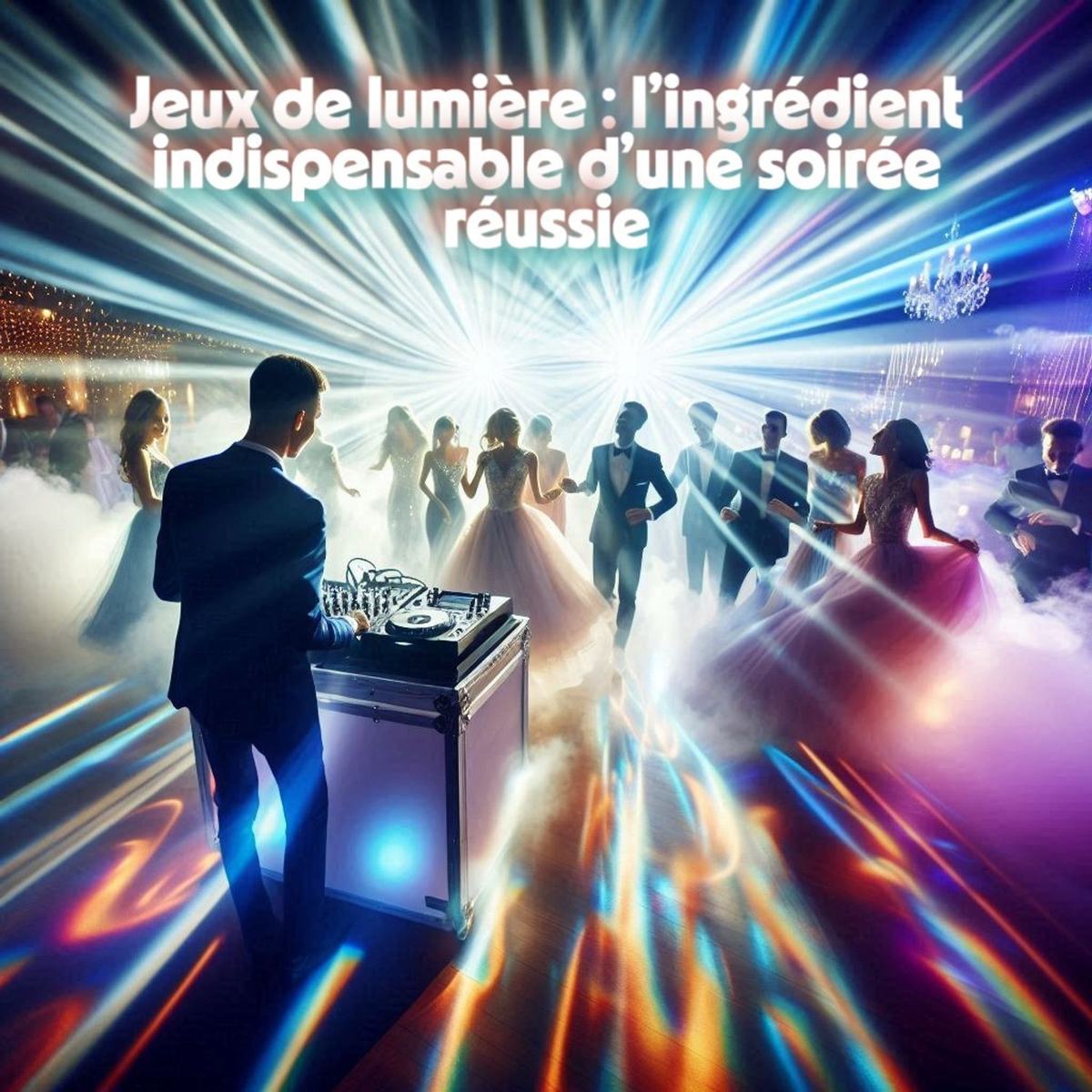 ✨ Jeux de lumière : l’ingrédient indispensable d’une soirée réussie