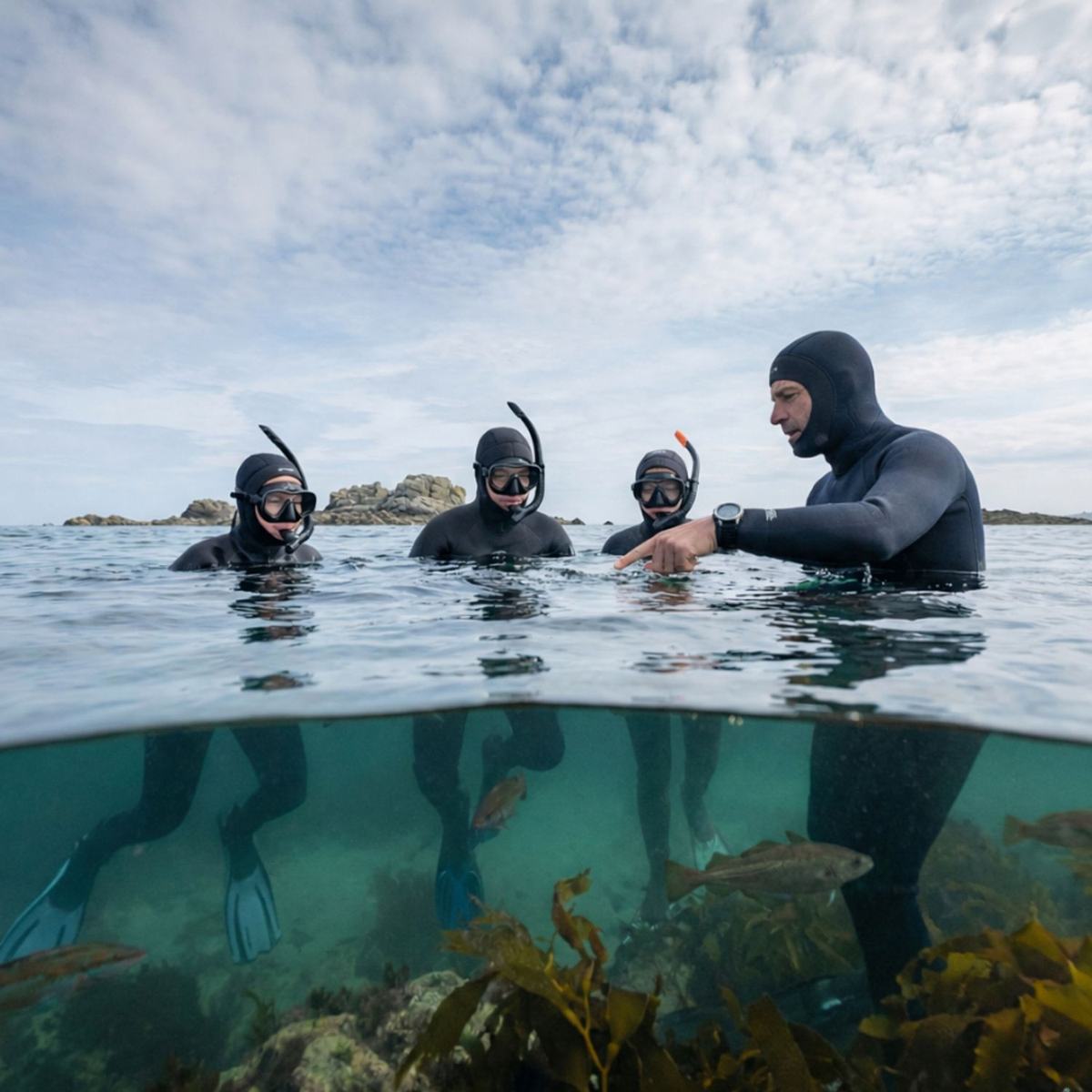 Randonnée palmée Chausey avec guide : vivez une immersion marine au cœur de l’archipel